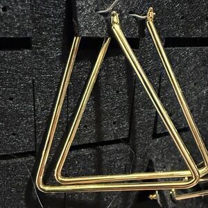 Uncommon James Gold Triangle Earrings
